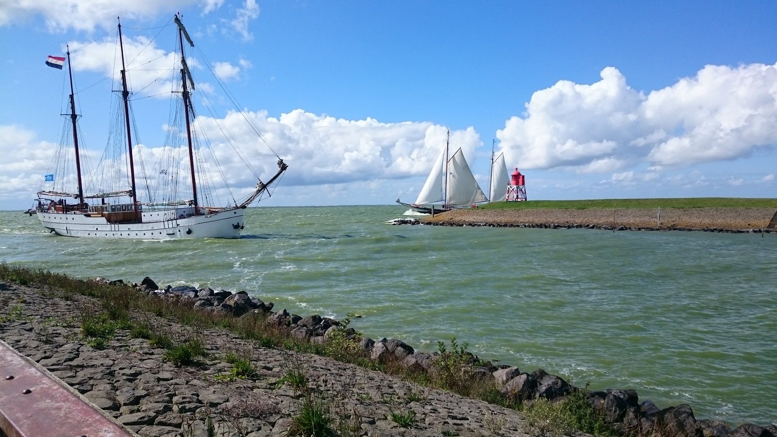 Haven van Stavoren aan het IJsselmeer